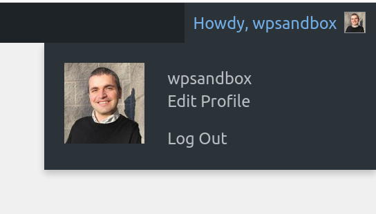 Wp Author Bio Link Admin Bar